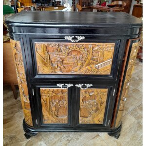 Kínai kabinet bárszekrény 20. sz. eleje