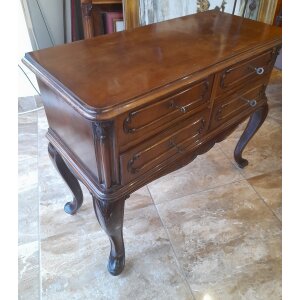 Neobarokk alacsony kis komód 2+2 fiókkal