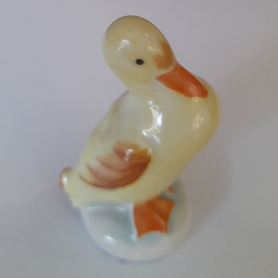 Aquincumi porcelán mini kacsa figura 1970-es évek