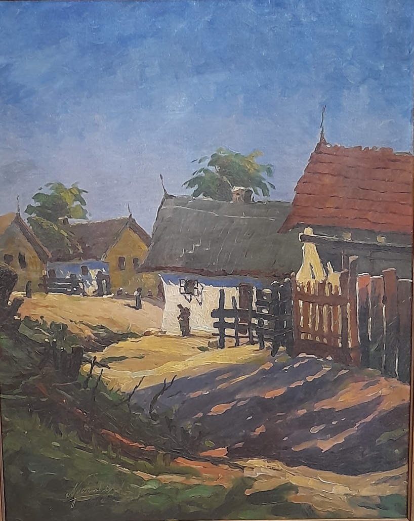 Nyárády Gulyás Jenő: Balaton-felvidéki falurészlet (1920–1970) - Image 2