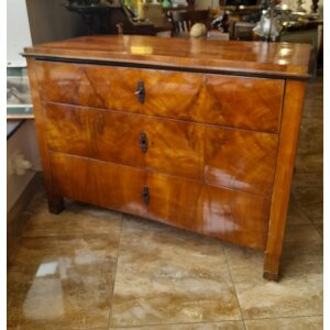 Biedermeier felújított 3 fiókos komód 19.sz. vége