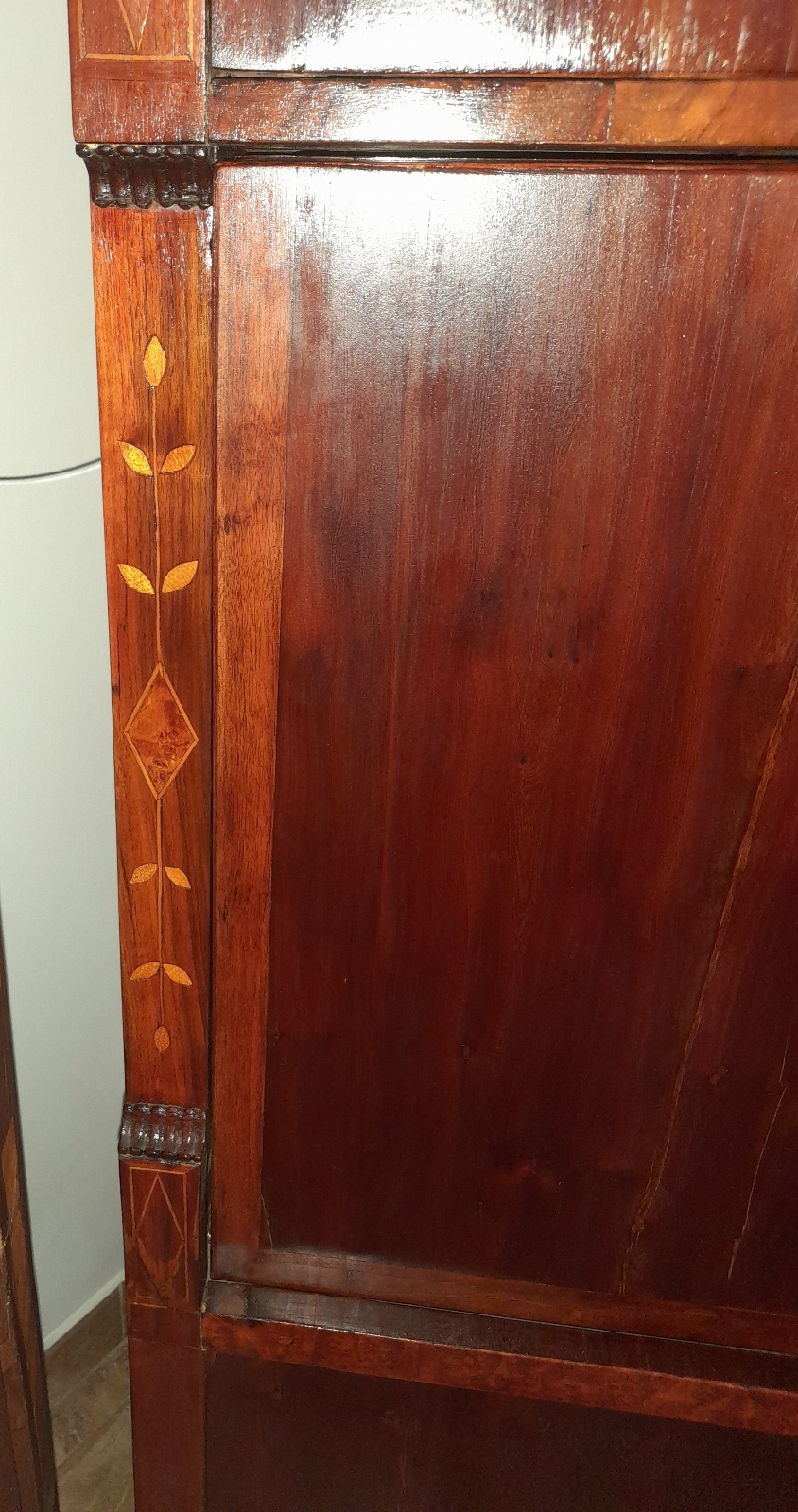 Elegáns antik Bidermeier írószekreter - Image 7