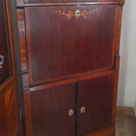 Elegáns antik Bidermeier írószekreter